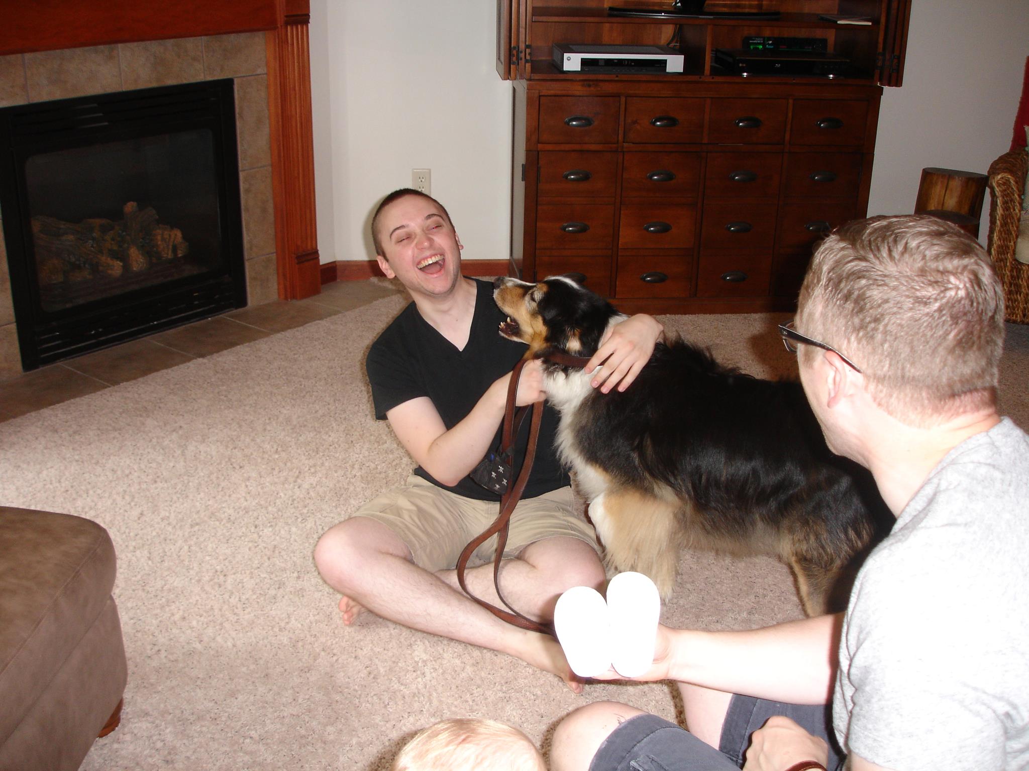 Me laughing with Jack